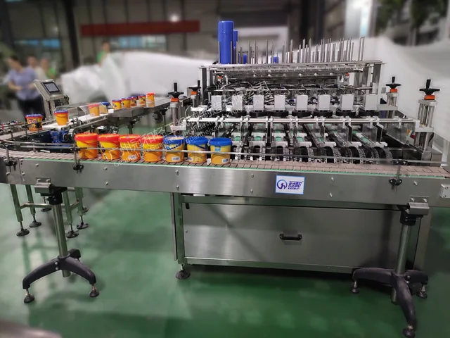 奶油黄油全自动称重灌装压盖生产线产品图12