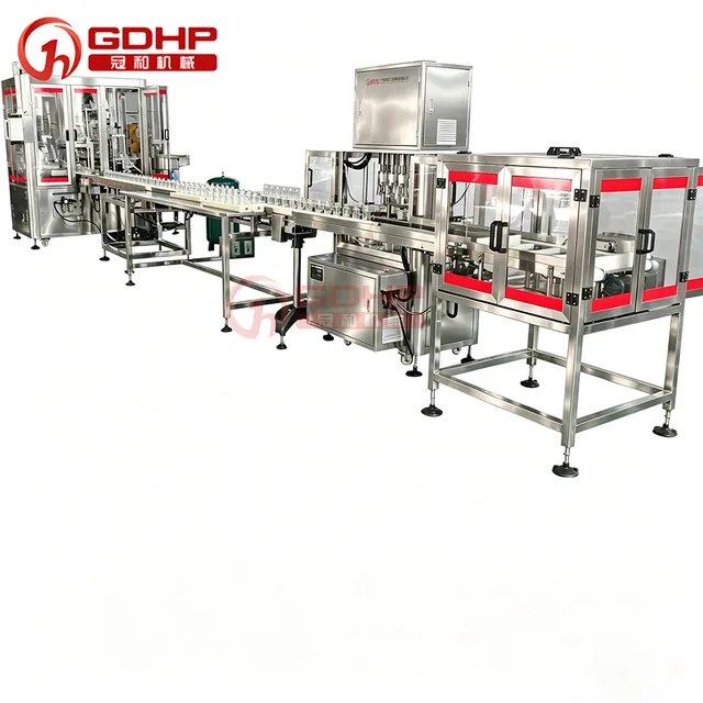 香薰香水液体高速灌装压塞旋盖生产线产品图4